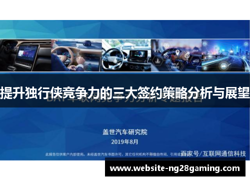 提升独行侠竞争力的三大签约策略分析与展望